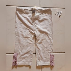 Baby's leggins,white,pink,size 24 months,NWT